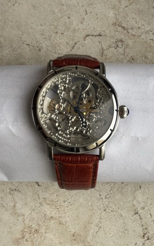 Braun skelett uhr mit - r.u.,