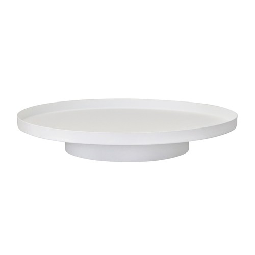 Dekotablett scandi weiß aus - weiß,