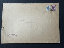 Bund Mi 133 Brief EF Posthorn