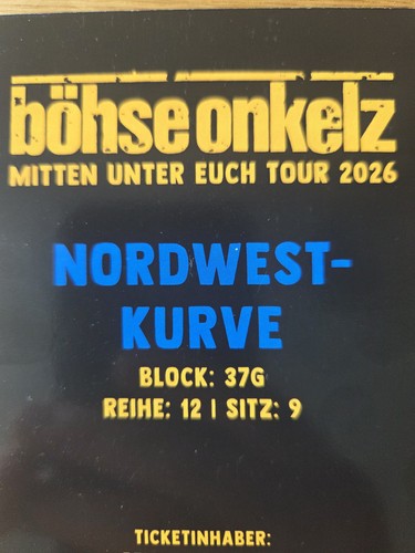 Böhse onkelz mitten - mitten, unter