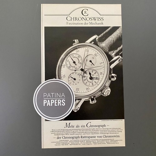 1992 chronoswiss chronograph - chronoswiss,