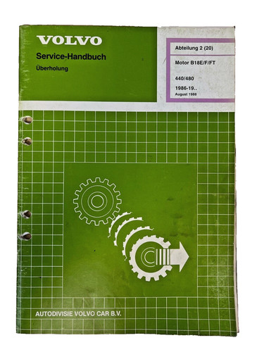 Volvo service handbuch - volvo, service-handbuch