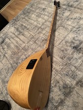 Divan Oyma kestane Saz Baglama Mit Fishman 44 Tekne