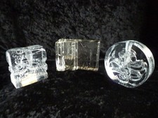 3x Vase Solifleur Blockvasen