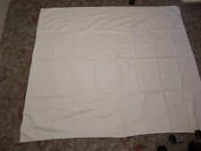 Weißes DDR - Baumwoll- Tafeltuch 150 x 130 cm