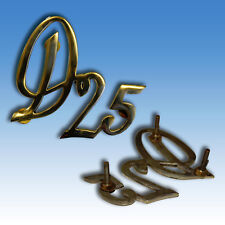 Deutz Emblem Messing D25