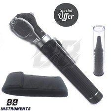 Schwarzes Otoskop Set mit LED