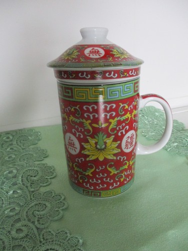 Kräuter teetasse mit - mit, deckel