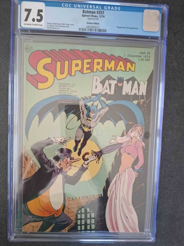 Superman cgc 5 german - superman, 25