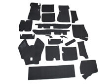 Teppichsatz Schlinge für Mercedes Pagode W113 Schwarz mit Notsitz & Automatik