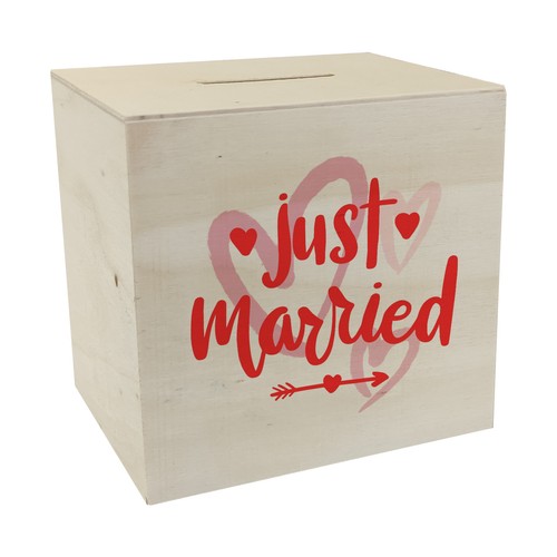 Just married hochzeit spardose - just,