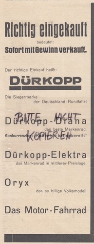 Bielefeld werbung 1931 - bielefeld,,
