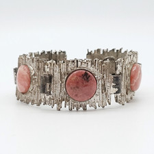 MODERNIST 925 Silber MASSIVES Armband - (144)