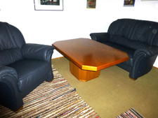 Himolla Leder-2 Sitzer Couch,Sessel ,Tisch                                     