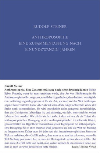 Anthroposophie eine - anthroposophie,