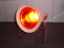 Rotlichtlampe Philips + Philips Infraphil Birne 150 Watt,gebraucht + wiegt 1,6kg