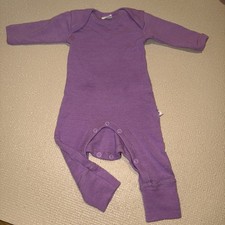 Baby Overall ohne Füße aus Bio- Merinowolle Gr 56 Dilling 