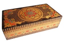 Holzschatulle, Holzkästchen