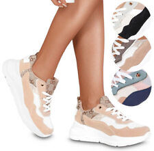 Damen Schuhe Plateau Sneaker