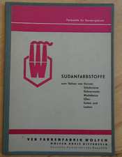 Prospekt VEB Farbenfabrik