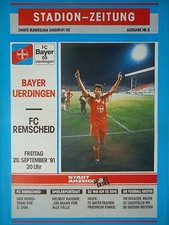 Programm 2. Bundesliga 1991/92