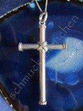 KX Kreuz schlichte Form keltisch lateinisch Anhänger Sterling Silber 925 