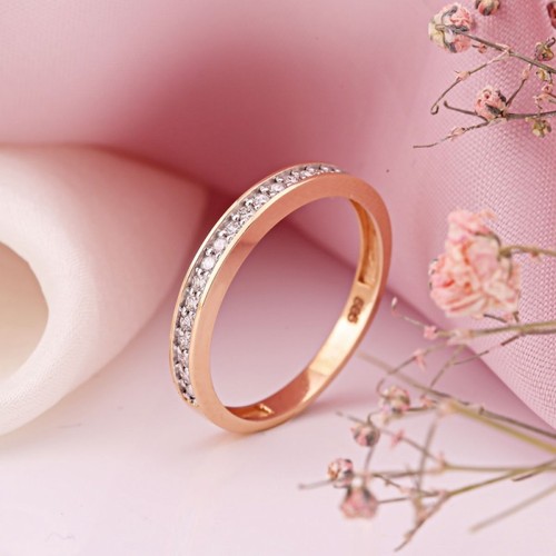 Band ring rotgold - band,