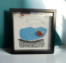 Vintage Ikea Olunda Shadow Box