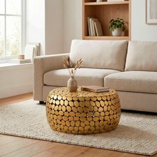 Couchtisch Aluminium Gold