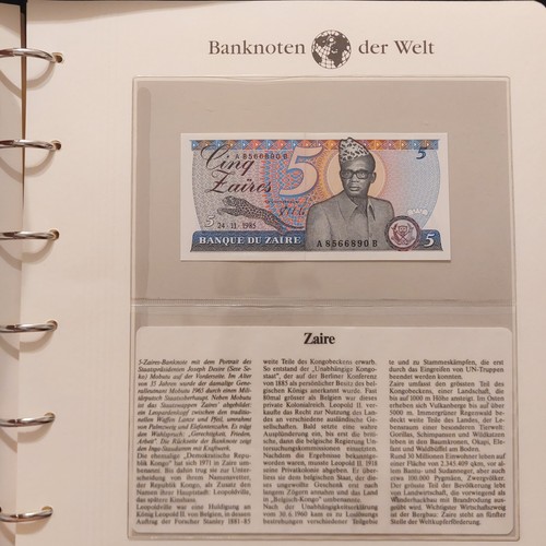 Banknoten der welt zaire 5 - ,