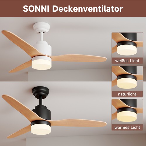 Deckenventilator mit led - mit,