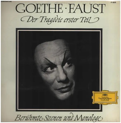Goethe paul hartmann - lp, goethe/