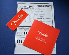 .Fender Strat SSS American Deluxe Control Description and Fender RED ACCESSORY