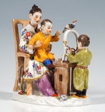 MEISSEN FIGUR GRUPPE JAPANERIN