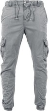 Urban Classics Cargohose Herren Cargo Jogging Pants grau