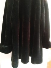 BARISAL Kunstpelz Mantel