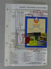 Elektrischer Schaltplan / Stromlaufplan VW K70 Typ 48 Modelljahr 1972
