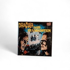 Dracula trifft Frankenstein Hörspiel-Album LP Motiv | Kühlschrankmagnet | NEU