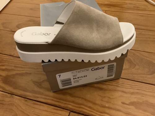 Gabor pantolette velour quarz - gabor,