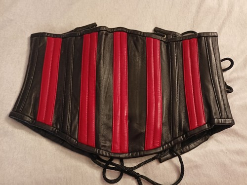 Echt leder korsett crazy - leder,
