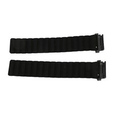 (Schwarz) Magnetisches Uhrenarmband Verstellbare Quick Release Silikon Uhre FAT
