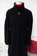 Mantel Top-Zustand wie NEU Wolle Gr.42 schwarz A-Form