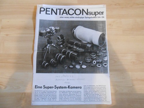Pentacon super eine - pentacon,