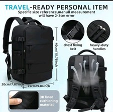 Reise Rucksack, Vakuum Rucksack, Handgepäck mit Vakuumpumpe