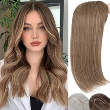 Frauen Toupee Glatt Topper