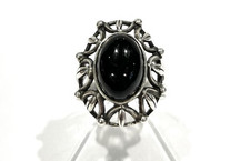 Ring 925/- Silber, Onyx