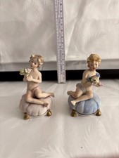 Porzellan Engelspaar Capodimonte-Cesare Villari 