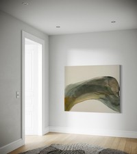 Großes Kunstbild | abstrakte Malerei | Abstrakte Kunst | Bild 100x120 | Leinwand