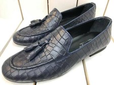 Designer Slipper Loafers Blau