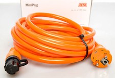 DEFA 460961 Anschlusskabel 5 Meter 230V Verbindungskabel Außen Orange Stecker